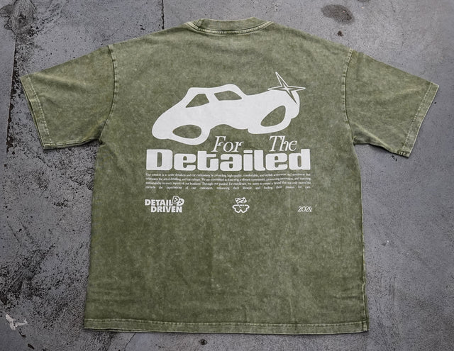 For The Detailed T-Shirt (Acid Wash Heavyweight)